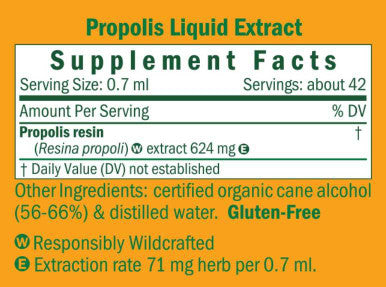 Herb Pharm Propolis Extract for Immune System Support - 1 Ounce