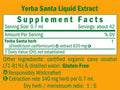 Herb Pharm Yerba Santa Liquid Extract Drops for Respiratory System Support 1 Oz