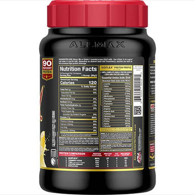 Allmax Nutrition Isoflex: 100% Pure Whey Protein Isolate Powder 2 Lb Banana