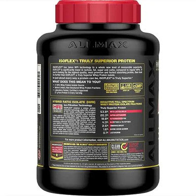 Allmax Nutrition Isoflex: 100% Pure Whey Protein Isolate Powder 5 Lb Banana