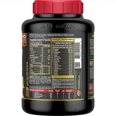 Allmax Nutrition Isoflex: 100% Pure Whey Protein Isolate Powder 5 Lb Banana