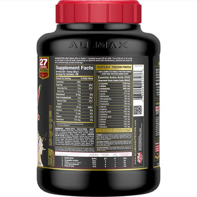 Allmax Nutrition Isoflex: 100% Pure Whey Protein Isolate Powder 5 Lb Birthday Cake