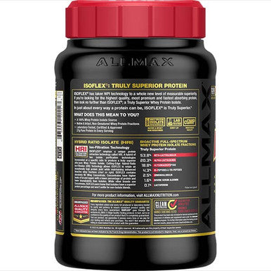 Allmax Nutrition Isoflex: 100% Pure Whey Protein Isolate Powder 2 Lb Chocolate