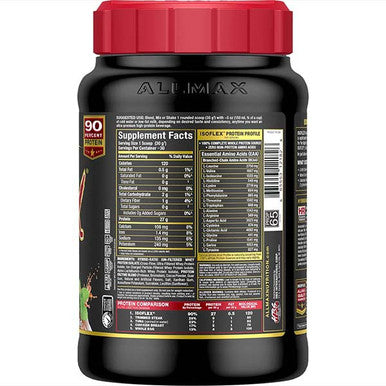 Allmax Nutrition Isoflex: 100% Pure Whey Protein Isolate Powder 2 Lb Chocolate Mint