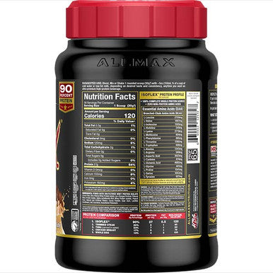 Allmax Nutrition Isoflex: 100% Pure Whey Protein Isolate Powder 2 Lb Chocolate Peanut Butter