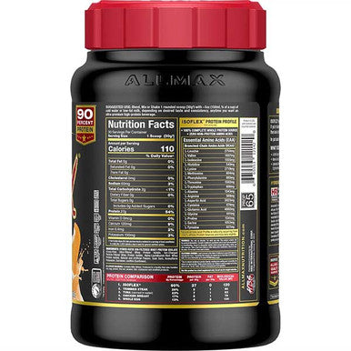 Allmax Nutrition Isoflex: 100% Pure Whey Protein Isolate Powder 2 Lb Orange Dreamsicle
