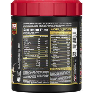 Allmax Nutrition Isoflex: 100% Pure Whey Protein Isolate Powder 1 Lb Vanilla