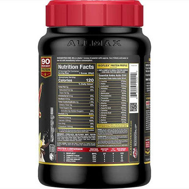 Allmax Nutrition Isoflex: 100% Pure Whey Protein Isolate Powder 2 Lb Vanilla