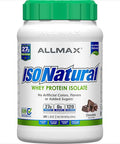 Allmax Nutrition Isonatural: Natural Pure Whey Protein Isolate Powder 2 Lb Flavour:Chocolate