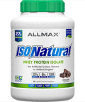 Allmax Nutrition Isonatural: Natural Pure Whey Protein Isolate Powder 5 Lb Flavour:Chocolate