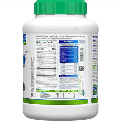 Allmax Nutrition Isonatural: Natural Pure Whey Protein Isolate Powder 5 Lb Flavour:Chocolate