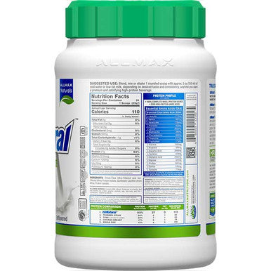 Allmax Nutrition Isonatural: Natural Pure Whey Protein Isolate Powder 5 Lb Flavour:Vanilla