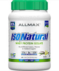 Allmax Nutrition Isonatural Natural Pure Whey Protein Isolate Powder 2 Lb Flavour Vanilla