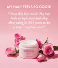 Routine Wellness Hair Masks are formulated to hydrate hair, reduce frizz, and repair damage for smoother, healthier hair