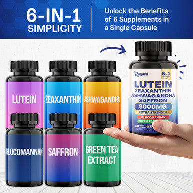 Zoyava Sightshield Advanced Lutein And Zeaxanthin Supplements - 8000 Mg Power Blend