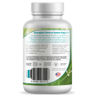 Zahler's Immune Defense Immune System Support 120 Capsules