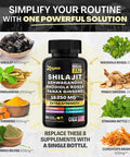 Zoyava Elevate Your Vitality & Wellness: Shilajit Power Shilastrength Blend (15,250Mg) & Saffron Zestyzen Powerhouse (4,000Mg)