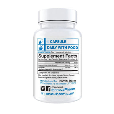InnovaPharm Essentials D3 + K2 60vc