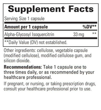 Integrative Therapeutics Alpha-Glycosyl Isoquercitrin