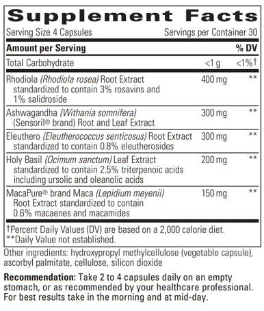 Integrative Therapeutics Hpa Adapt 120 Veg Capsules