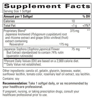 Integrative Therapeutics Resveratrol Ultra HP 60 Softgels
