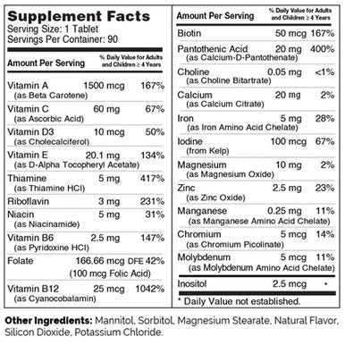 Zahler's Junior Multi Childrens Health 90 Chewable Tablets