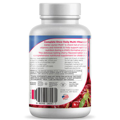 Zahler's Junior Multi Childrens Health 180 Chewable Tablets