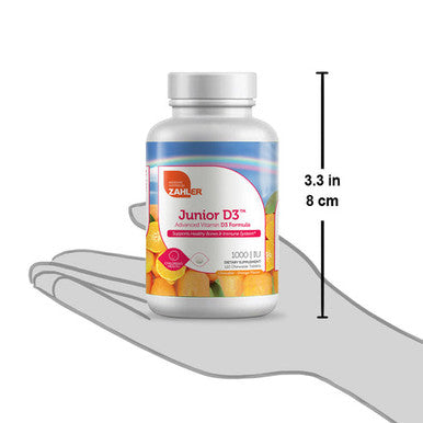 Junior D3 Chewable 120 tabs by Advanced Nutrition by Zahler