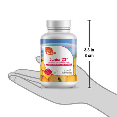 Zahler's Junior D3 Childrens Health 120 Chewable Tablets
