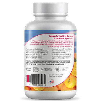 Junior D3 Chewable 120 tabs by Advanced Nutrition by Zahler