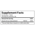 Junior D3 Chewable 120 tabs by Advanced Nutrition by Zahler