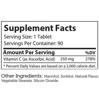 Zahler's Junior C Childrens Health 90 Chewable Tablets