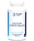 Calcium Citrate-Malate 120 tabs By Klaire Labs