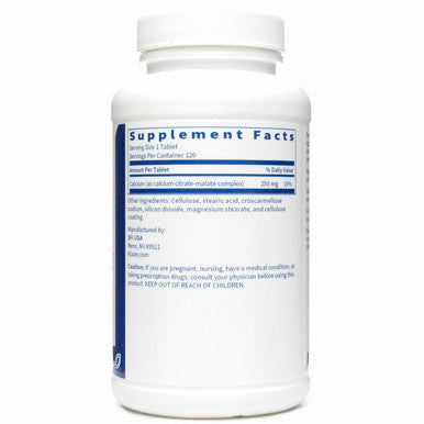 Calcium Citrate-Malate 120 tabs By Klaire Labs