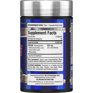 Allmax Nutrition Ksm-66 60 Capsules