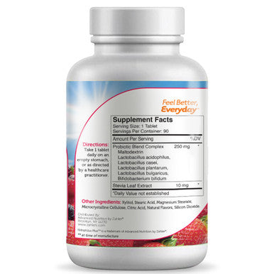 Zahler's Kidophilus Plus Childrens Health 90 Chewable Tablets