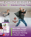 MaryRuth Organics Organic Kids Elderberry Liquid Drops (1 oz)