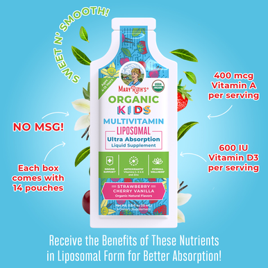 MaryRuth Organics Kids Multivitamin Liposomal Box (14 ct)