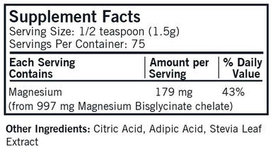 Kirkman Buffered Magnesium Bisglycinate Powder