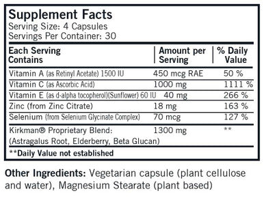 Kirkman Immuno-Aid Advanced Formula