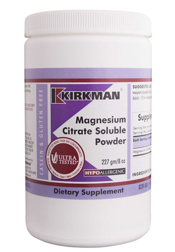 Kirkman Magnesium Citrate Soluble Powder