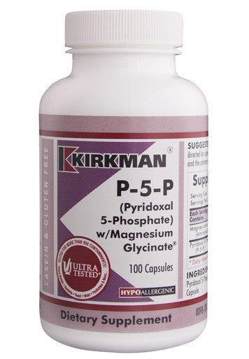 Kirkman P-5-P with Magnesium Bisglycinate 100 Capsules