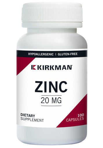 Kirkman Zinc 20 mg 250 Capsules