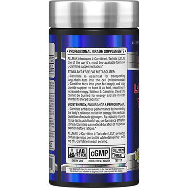 Allmax Nutrition L-Carnitine Capsules 120 Capsules