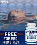 L-Theanine 250mg (Extra Strength) with Inositol 100mg, 120 Capsules Vegetarian, Arazo Nutrition