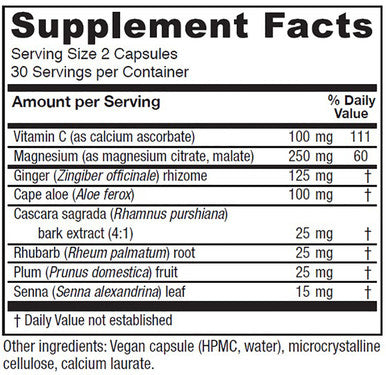 Vitanica LaxaBlend Natural Laxative Vegan 60 Capsules
