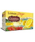 Celestial Seasonings Lemon Zinger Herbal Tea 20 Teabags