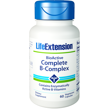Life Extension BioActive Complete BComplex 60 vegcaps