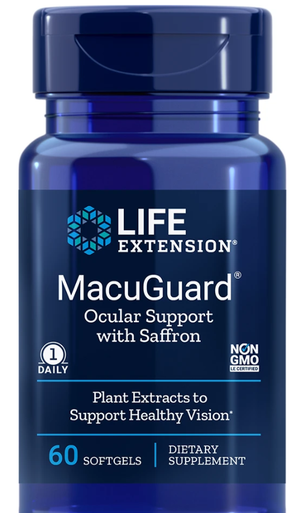 Life Extension - MacuGuard, Ocular Support with Saffron & Astaxanthin, 60 Softgels
