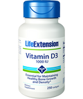 Life Extension Vitamin D3 1000 IU 250 softgels